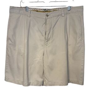 Tommy Bahama Men’s 100% Silk Shorts Classic Pockets Khaki Sz. 36